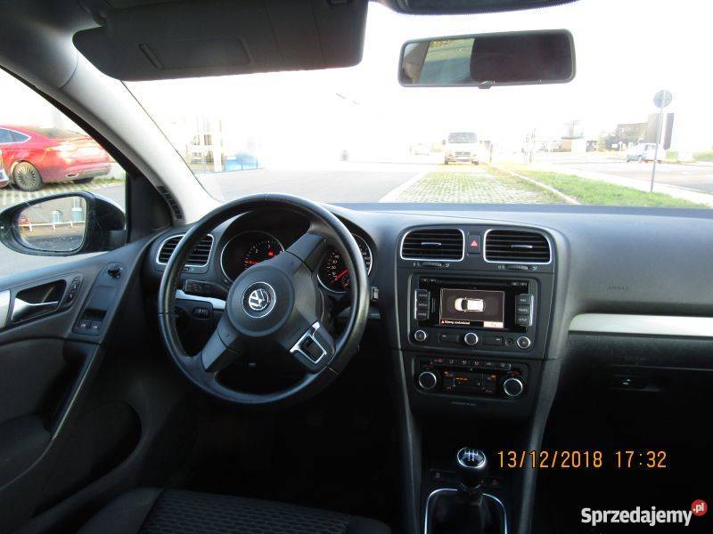 Czarny vw golf 6 z Belgii 2011 185 jeden bluetooth Mszana Dolna