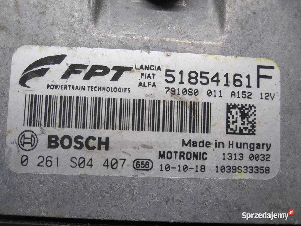ALFA ROMEO MITO 12r komputer sterownik silnika Kielce sprzedam