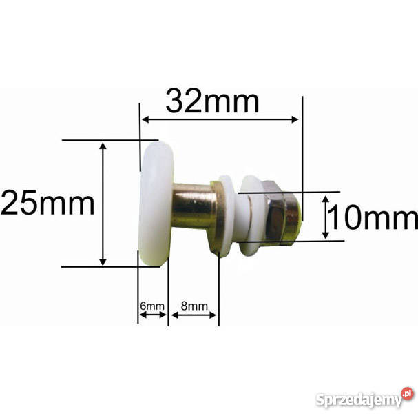 ROLKI NA MIMOŚRODZIE komplet 8 19 23 25 27 mm Poznań
