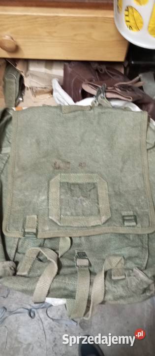 Plecak kostka LWP wojskowy plecak brezentowy z mazowieckie Wołomin sprzedam