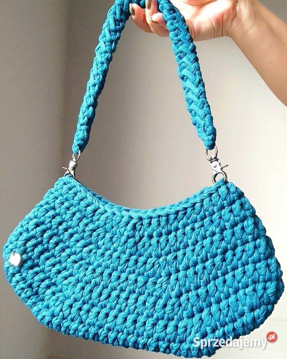 Torba crochet na ramię Baguette ręcznie robiona Piotrków Trybunalski sprzedam