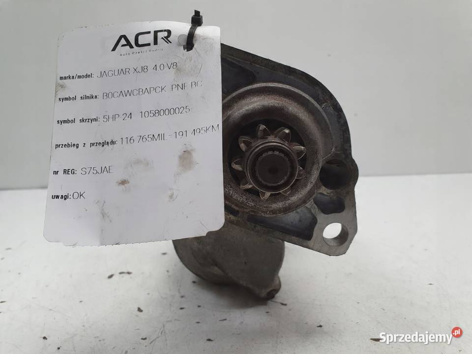 Jaguar XJ8 XK8 40 V8 ROZRUSZNIK Części samochodowe
