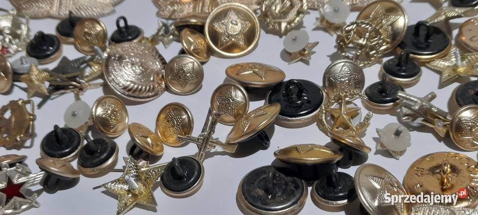 odznaczenia guziki ZSRR zestaw 4 s73 Militaria