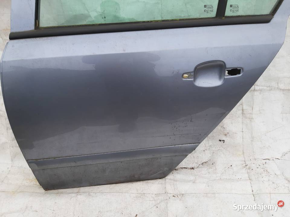 Opel Astra H 3 HB drzwi lewe tylne lewy tył Z163 Ksawerów sprzedam