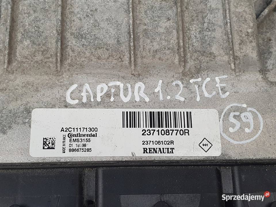 STEROWNIK SILNIKA Renault Captur I 12 TCe Motoryzacja Chełm