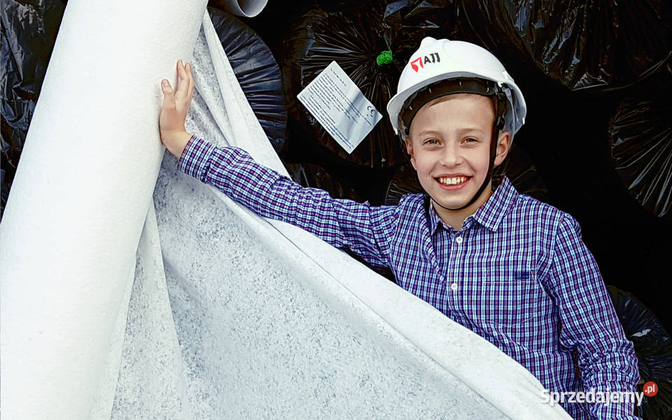 Geowłóknina ATESTOWANA PES B 300g 4m szer AJJ Białystok sprzedam