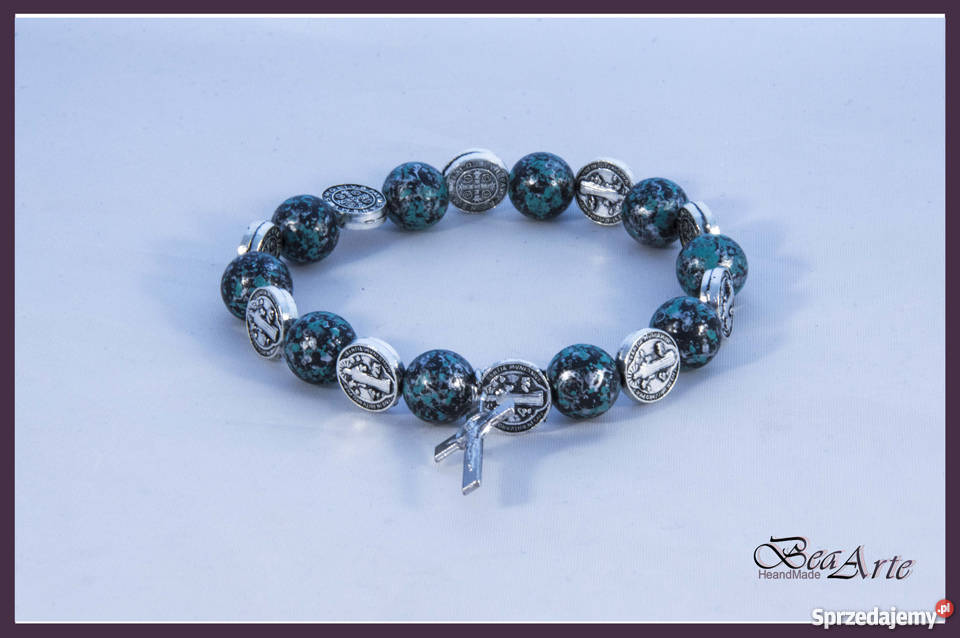 Różaniec dziesiątka bransoletka koraliki i św Łysa Góra sprzedam