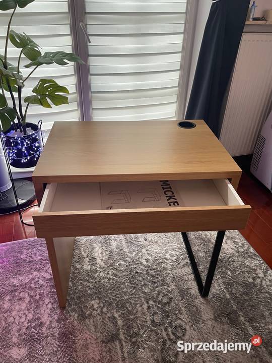 Biurko Micke imitacja dębu 73x50 IKEA Walendów