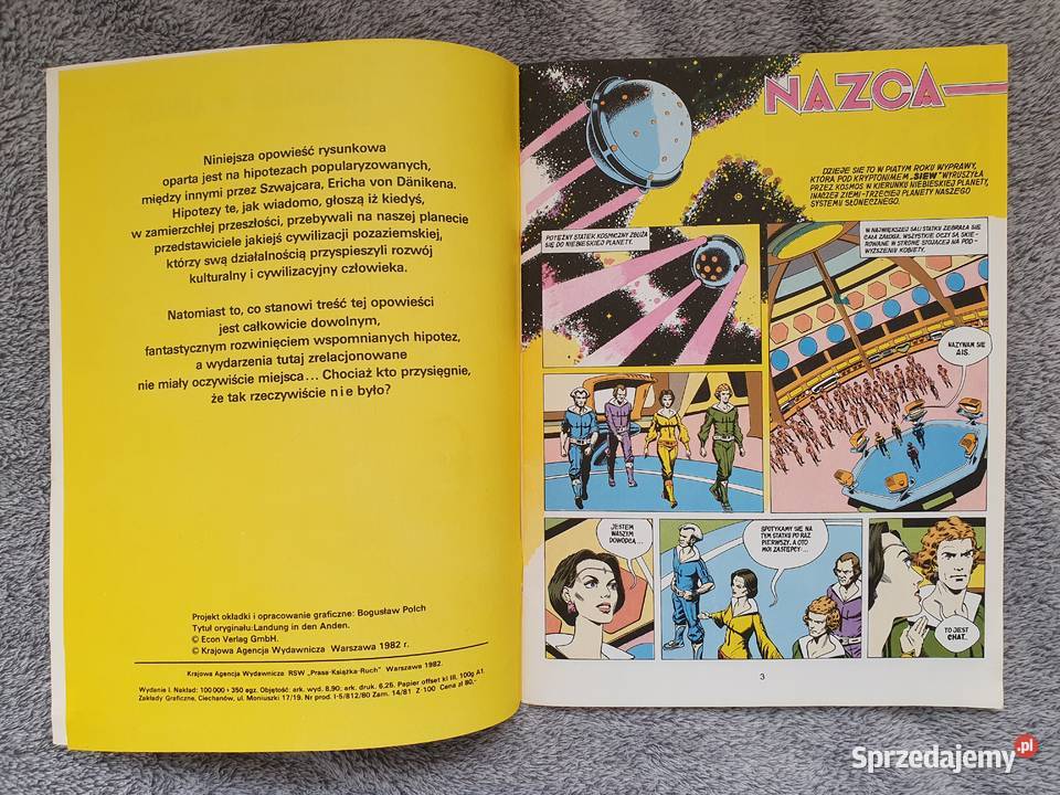 Lądowanie w Andach wydanie 1 1982 stan Gdynia