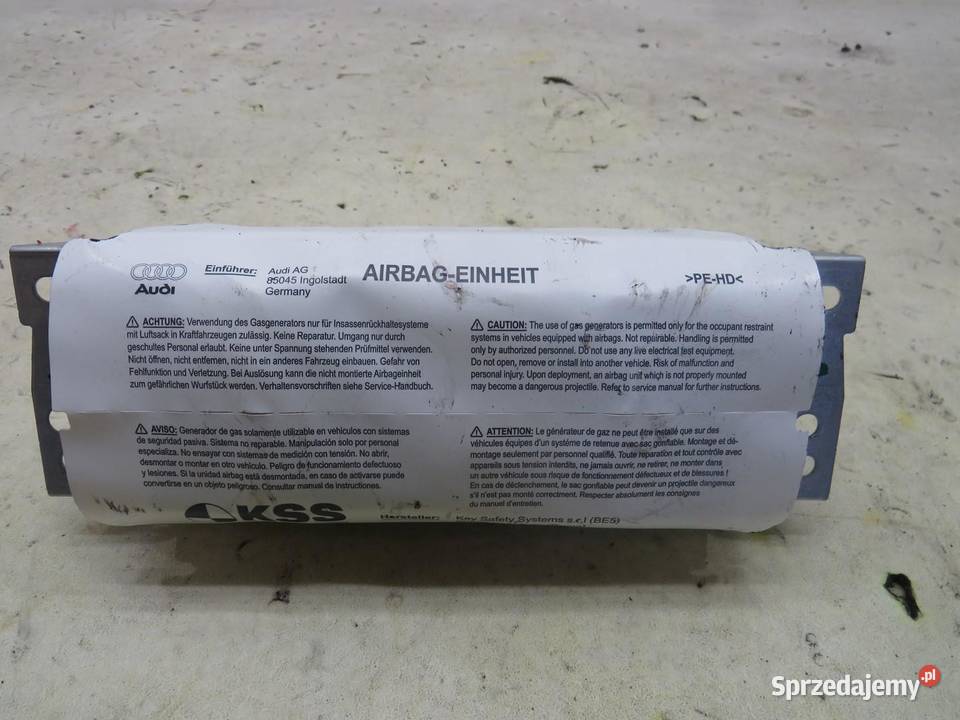 PODUSZKA AIR BAG PASAŻERA AUDI A4 B8 LIFT