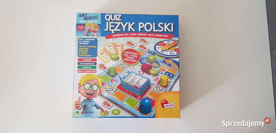 Nowa gra Lisciani Mały Geniusz Quiz Język Polski Edukacyjne