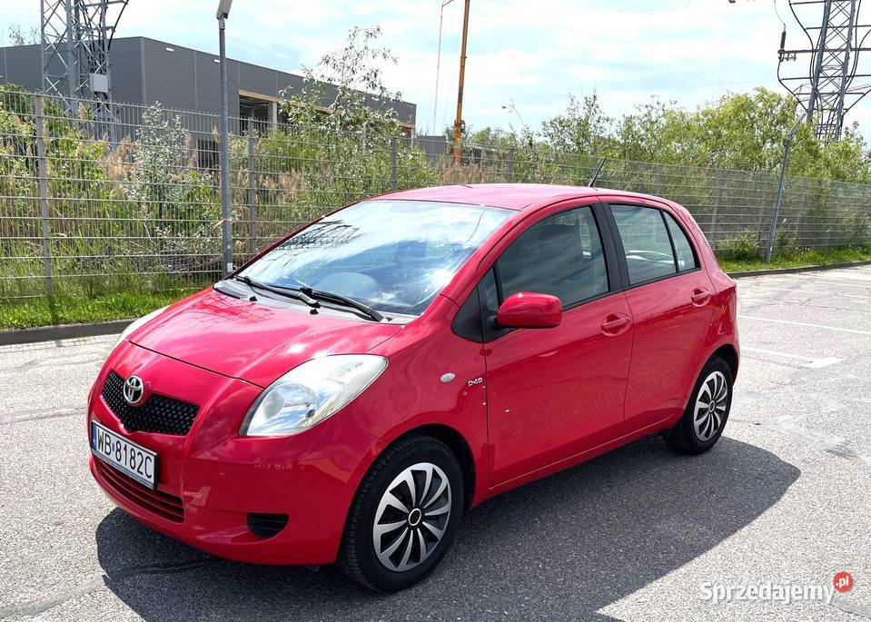 Toyota Yaris Salon Klimatyzacja Zadbana Niski czerwony Warszawa sprzedam