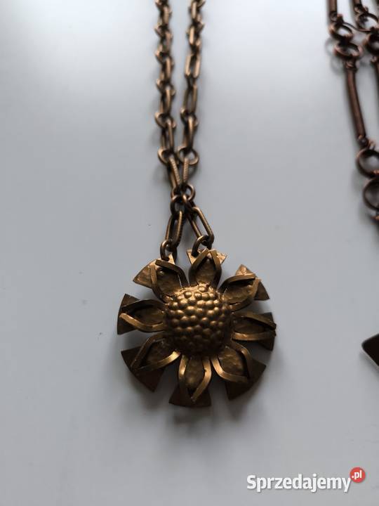 Unikatowa biżuteria z miedzi i mosiądzu lata