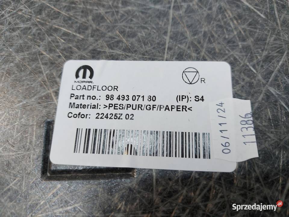 OPEL Grandland II Podłoga dywan bagażnika