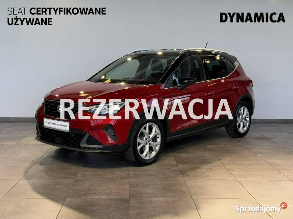 Seat Arona VAT 23 FR 10TSI 110 M6 2021 r salon I Myślenice