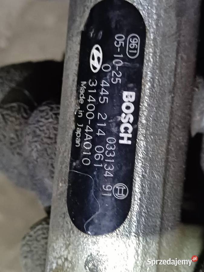 Kia sorento 25 crdi listwa wtryskowa wielkopolskie Nowy Tomyśl sprzedam