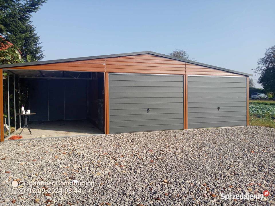 Garaż blaszany wiata Wzmocniony PROFILAMI Zielona Góra