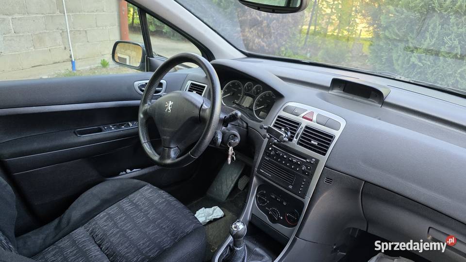 Peugeot 307 do negocjacji czarny Mikołajowice