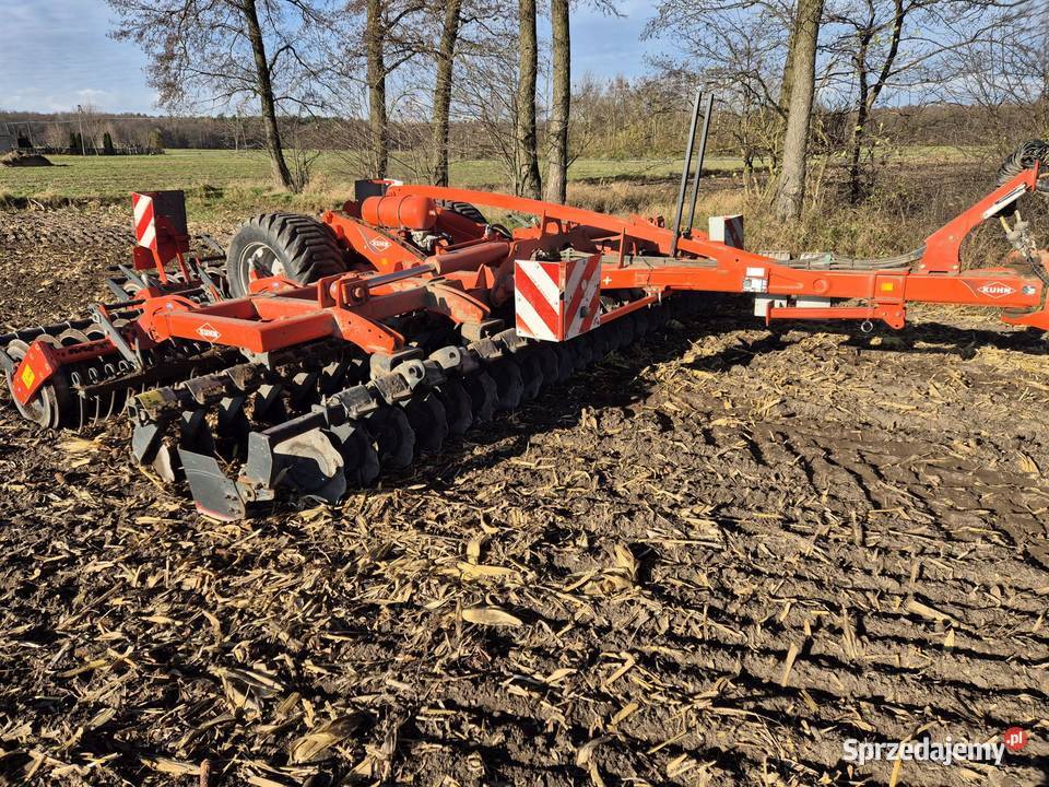Kuhn Optimer 6003 Krótka brona talerzowa agregat wielkopolskie Przedecz