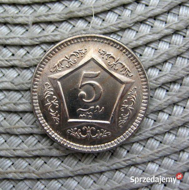 Pakistan 5 Rupi 2003r Numizmatyka