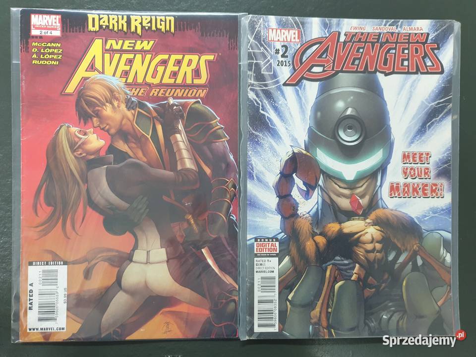 Avengers 14 oryginalnych komiksów Marvel USA Gdynia sprzedam