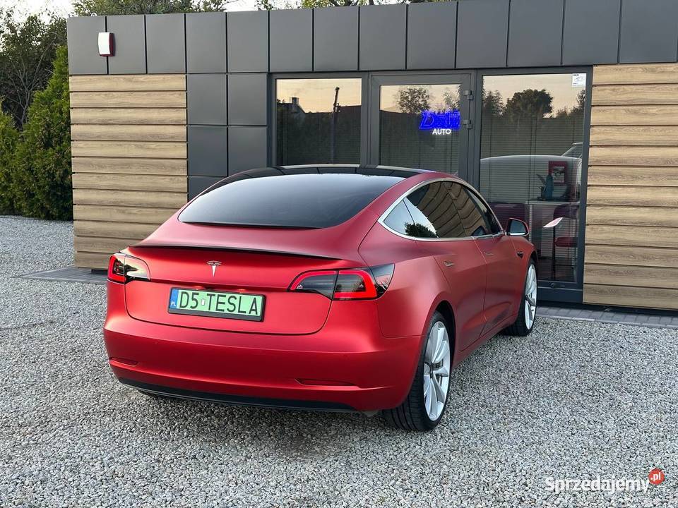 Tesla Model 3 Perfomance Salon Polska EUROPA Wrocław