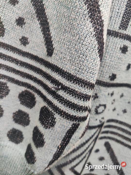 Sweterek miętowy we wzory L40 MONDI