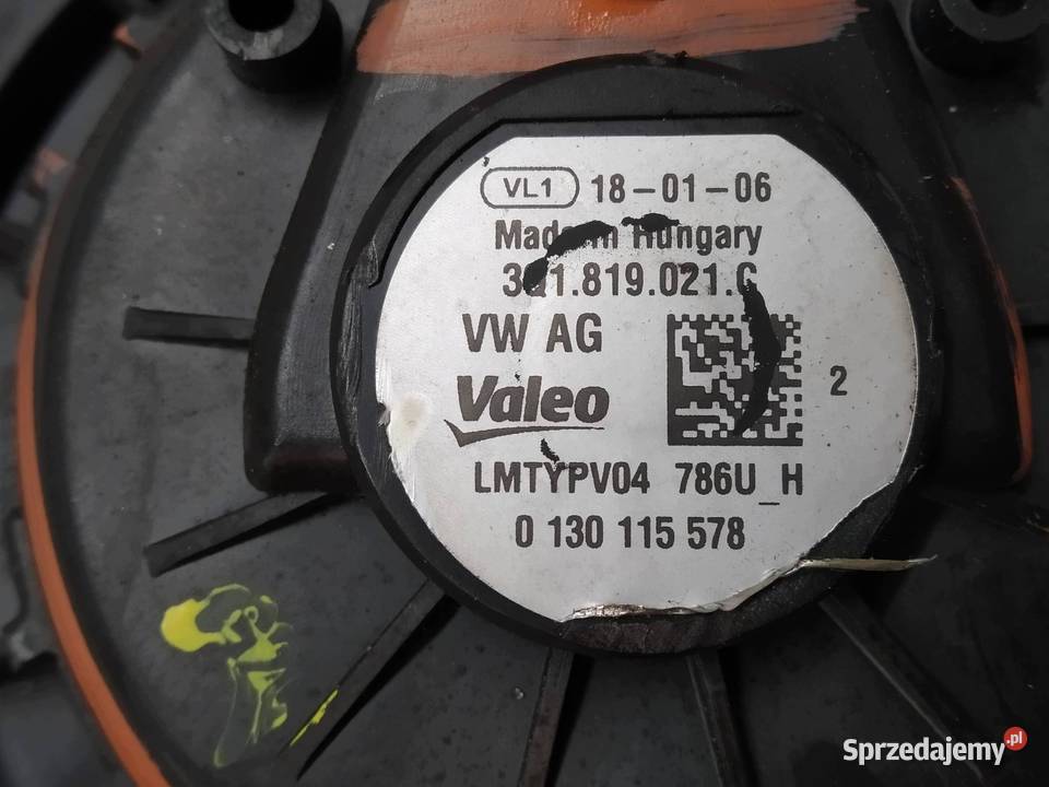 DMUCHAWA NAWIEWU REZYSTOR EU 3Q1819021C osobowe świętokrzyskie