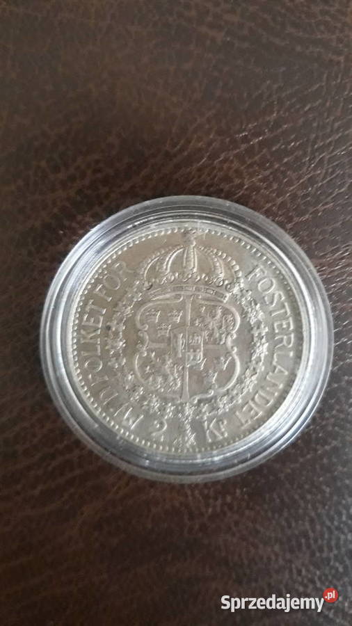 2 KoronyKarol Gustaw VSzwecja1936 roryginał Numizmatyka sprzedam
