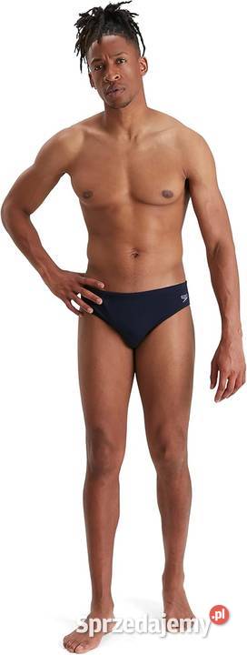 44 6 SPEEDO Slipy kąpielowe męskie granatowe pas śląskie