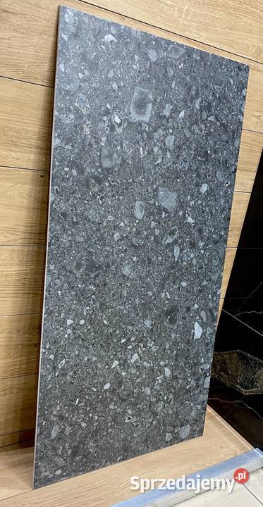 POGRUBIONY gres BETON LASTRIKO 120x60 grafit Łask