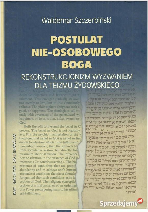 Postulat nieosobowego Boga Rekonstrukcjonizm łódzkie