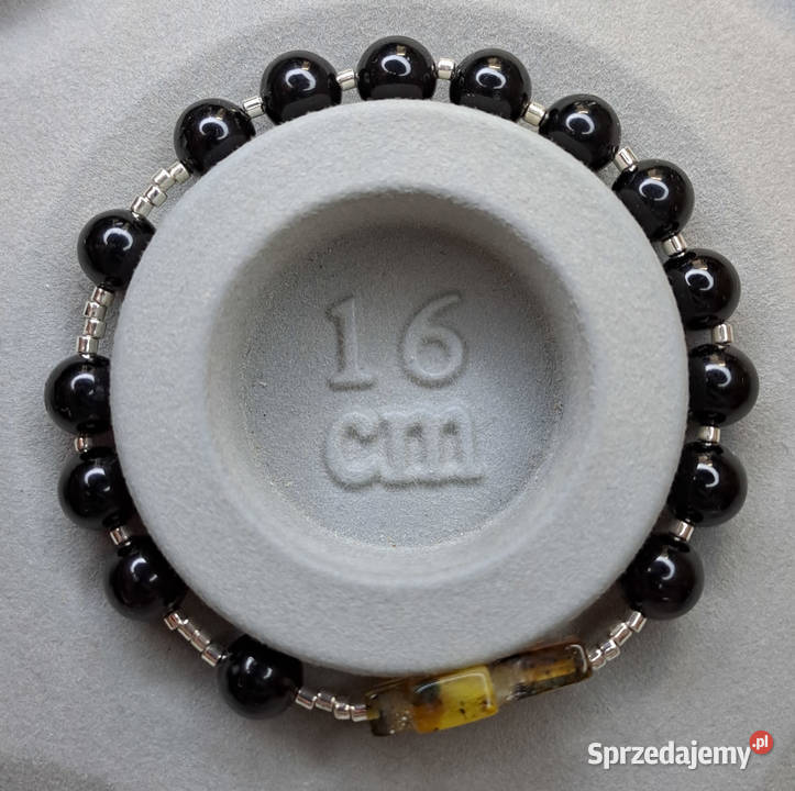 Bransoletka dziesiątka różańca z bursztynu Warszawa sprzedam