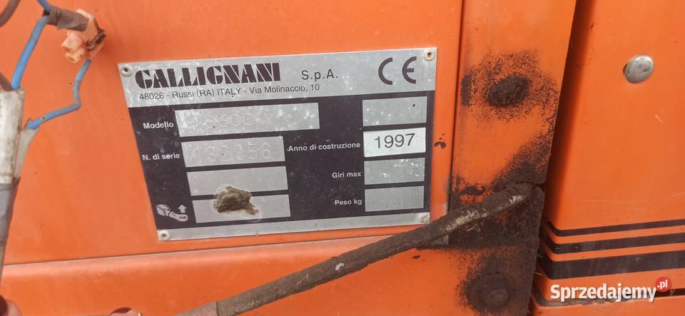 Prasa Gallignani 8600 Czerskie Rumunki