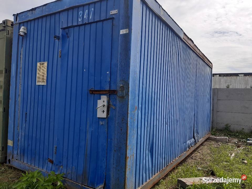 Kontener budowlany szatniowy 347 Poznań do Swarzędz