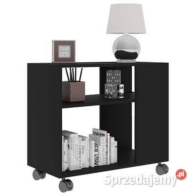 Stolik boczny czarny 70x35x55 materiał Pozostałe mazowieckie