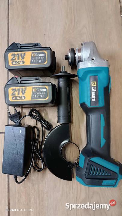 Szlifierka kątowa bezszczotkowa Gisam 125mm