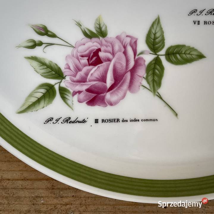 Talerz półmisek różany Hutschenreuther Porcelana i szkło śląskie Myszków