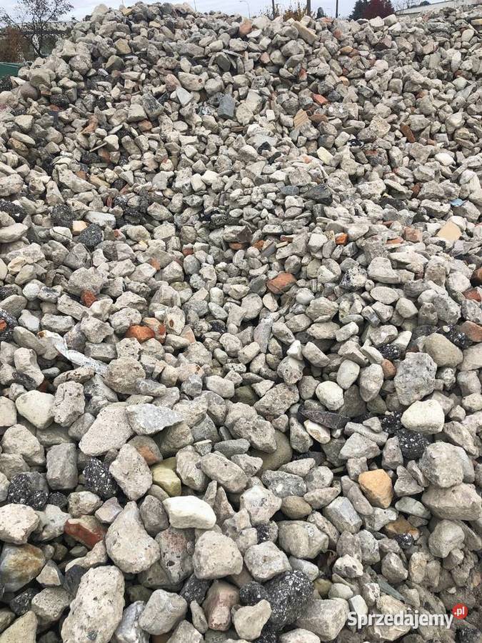 gruz destrukt betonowy tłuczeń kruszywo na drogi lubelskie Lublin