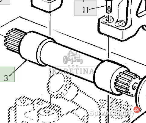 John Deere 6800 6900 Wał Wachliwy Wałek Ramion Jastrzębniki sprzedam