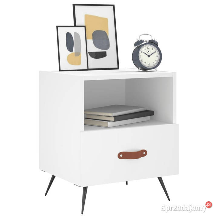 Szafki nocne 2 białe 40x35x475 WM827373 Warszawa sprzedam
