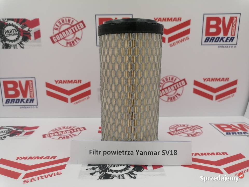 Yanmar B15 filtr powietrza B15SV 17SV 18 Łódź sprzedam