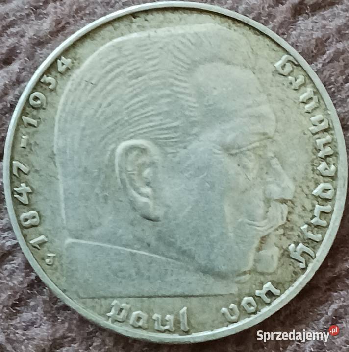 2 Marki Niemcy Paul von Hindenburg 1939 r men J sprzedam