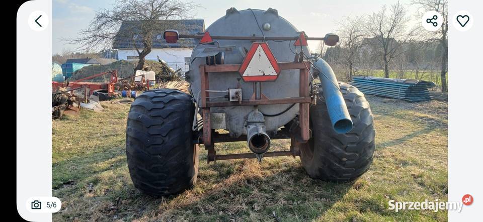 Wóz asenizacyjny 7000 litrow beczka beczkowóz Gózd sprzedam