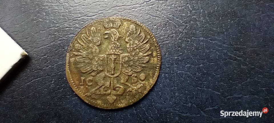 Stare monety 6 fenig 1691 Niemcy srebro podkarpackie Lesko