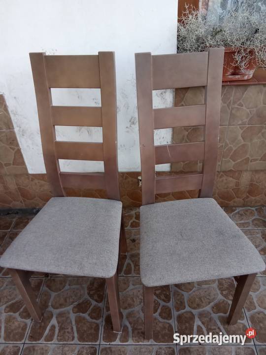 Sprzedam Krzesła Pokojowe Dwa Sztuki Okazja Golub-Dobrzyń