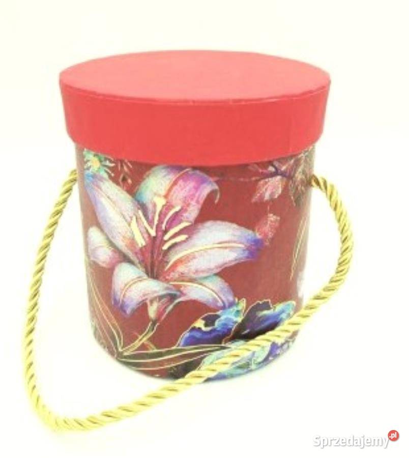 Pudełko kartonowe FLOWER BOX mix kolorów wielokolorowy Poznań