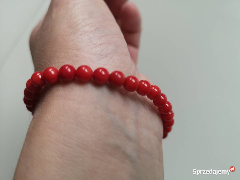 Bransoletka koral hieroglif byk srebro srebro Toruń sprzedam