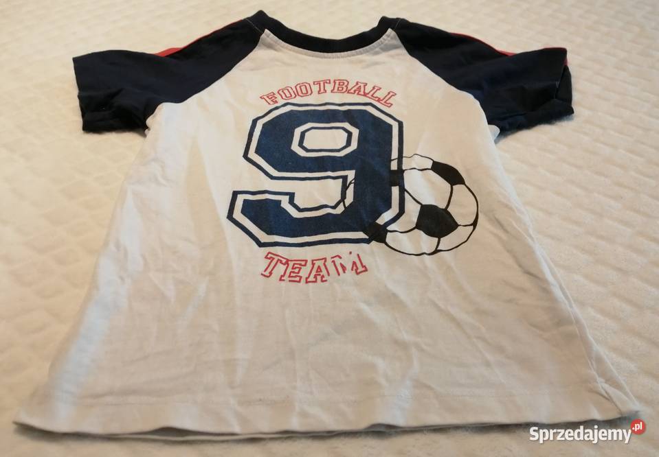 Koszulka krótki rękaw Tshirt cyfra 9 110 Smyk