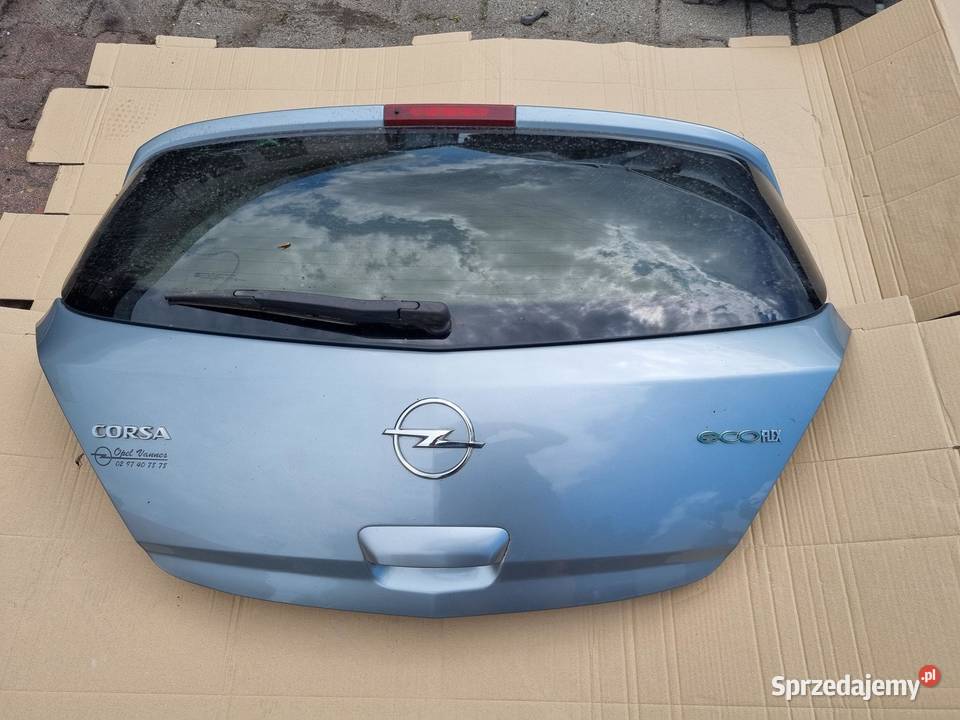 KLAPA TYLNA SZYBA OPEL CORSA D KLAPA TYLNA SZYBA